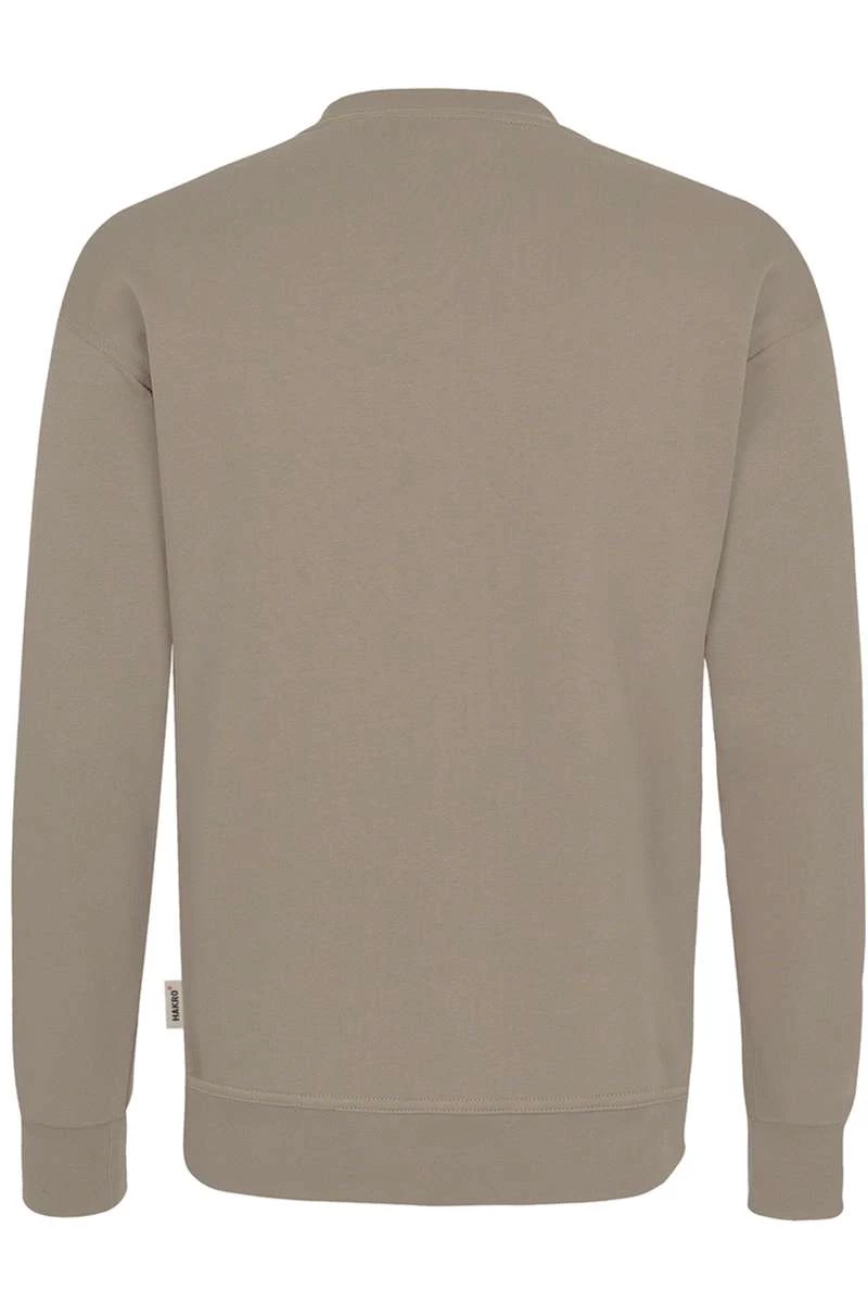 HAKRO 475 Comfort Fit Sweatshirt Rundhals Khaki 4 HAKRO 475 Comfort Fit Sweatshirt Rundhals Khaki – Bild 4