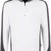 HAKRO 476 Comfort Fit TroyerZip Weiss/anthrazit