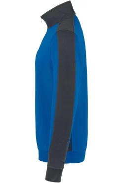 HAKRO 476 Comfort Fit TroyerZip Royal/anthrazit -Ho ho ho, Mode in Grün. 0476 010 2 800