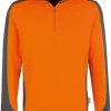 HAKRO 476 Comfort Fit TroyerZip Orange/anthrazit