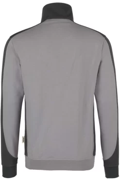 HAKRO 476 Comfort Fit TroyerZip Grau/anthrazit -Ho ho ho, Mode in Grün. 0476 043 3 800