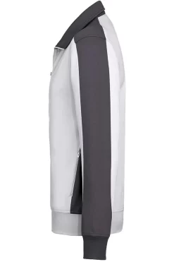 HAKRO 477 Comfort Fit Sweatjacke Zip Weiss/anthrazit -Ho ho ho, Mode in Grün. 0477 001 2 800