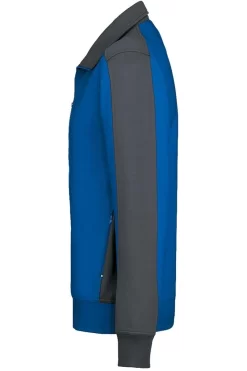 HAKRO 477 Comfort Fit Sweatjacke Zip Royal/anthrazit -Ho ho ho, Mode in Grün. 0477 010 2 800