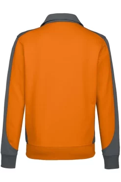 HAKRO 477 Comfort Fit Sweatjacke Zip Orange/anthrazit -Ho ho ho, Mode in Grün. 0477 027 3 800