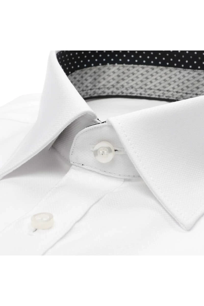 OLYMP Level Five Body Fit Hemd Weiss, Einfarbig 2 OLYMP Level Five Body Fit Hemd Weiss, Einfarbig – Bild 2