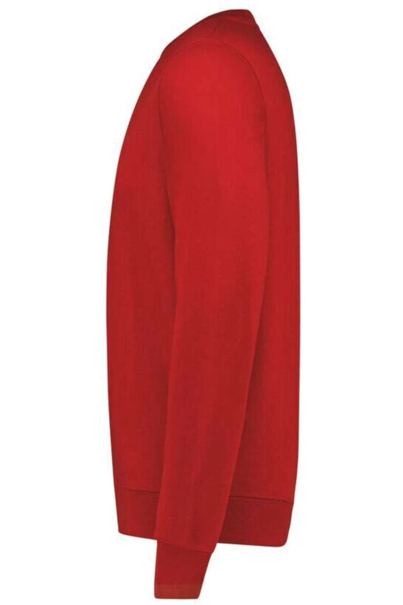 HAKRO Performance Comfort Fit Sweatshirt Rundhals Rot 2 HAKRO Performance Comfort Fit Sweatshirt Rundhals Rot – Bild 2