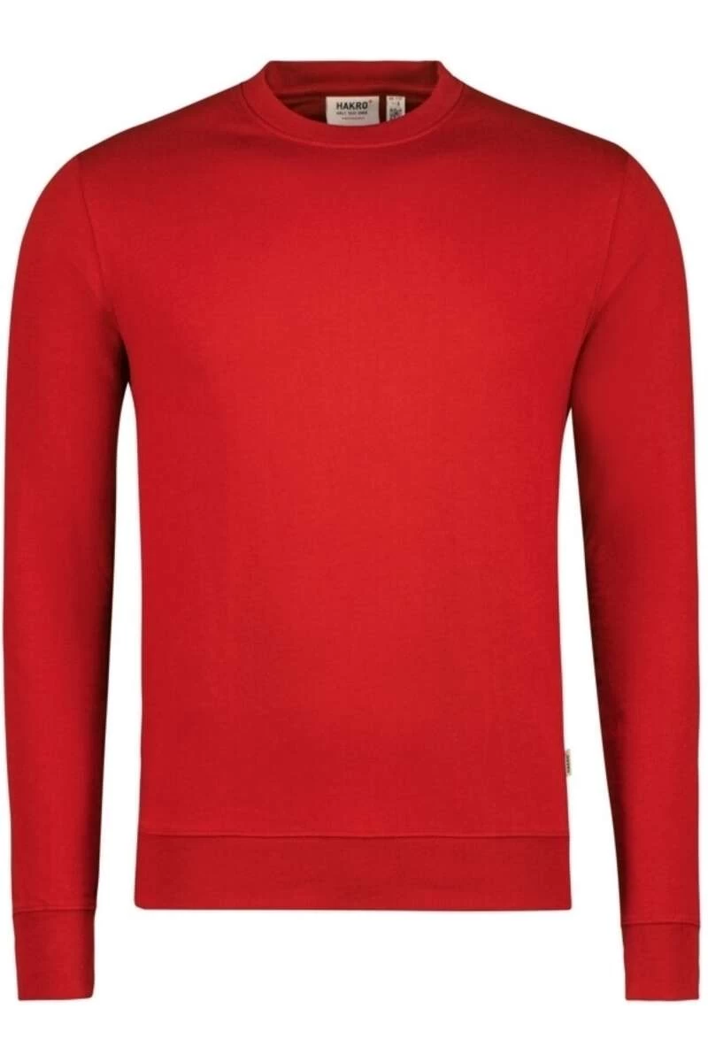 HAKRO Performance Comfort Fit Sweatshirt Rundhals Rot 1 HAKRO Performance Comfort Fit Sweatshirt Rundhals Rot
