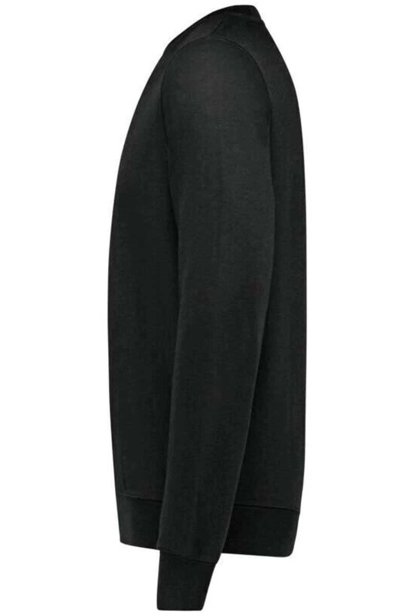 HAKRO Performance Comfort Fit Sweatshirt Rundhals Schwarz 2 HAKRO Performance Comfort Fit Sweatshirt Rundhals Schwarz – Bild 2