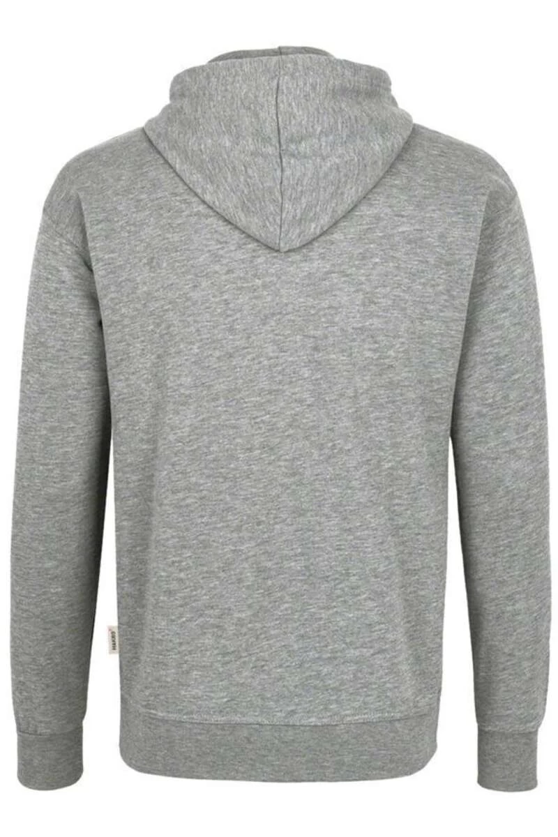 HAKRO Organic Kapuzen Sweatshirtgrau 3 HAKRO Organic Kapuzen Sweatshirtgrau – Bild 3