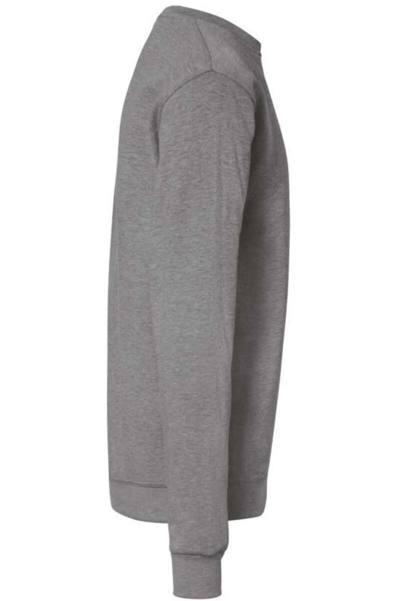 HAKRO Organic Regular Fit Sweatshirt Rundhals Grau 4 HAKRO Organic Regular Fit Sweatshirt Rundhals Grau – Bild 4