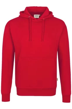 HAKRO 601 Kapuzen Sweatshirtrot