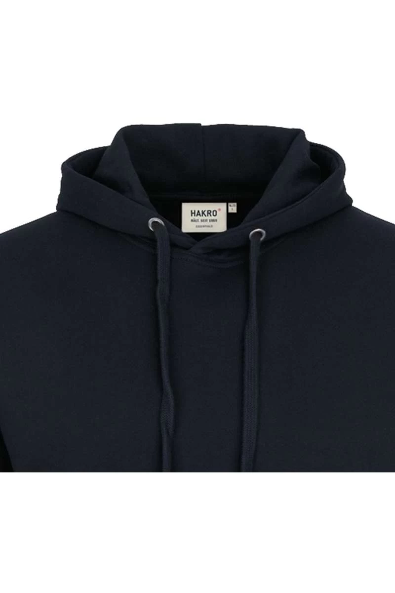 HAKRO 601 Kapuzen Sweatshirtschwarz 2 HAKRO 601 Kapuzen Sweatshirtschwarz – Bild 2