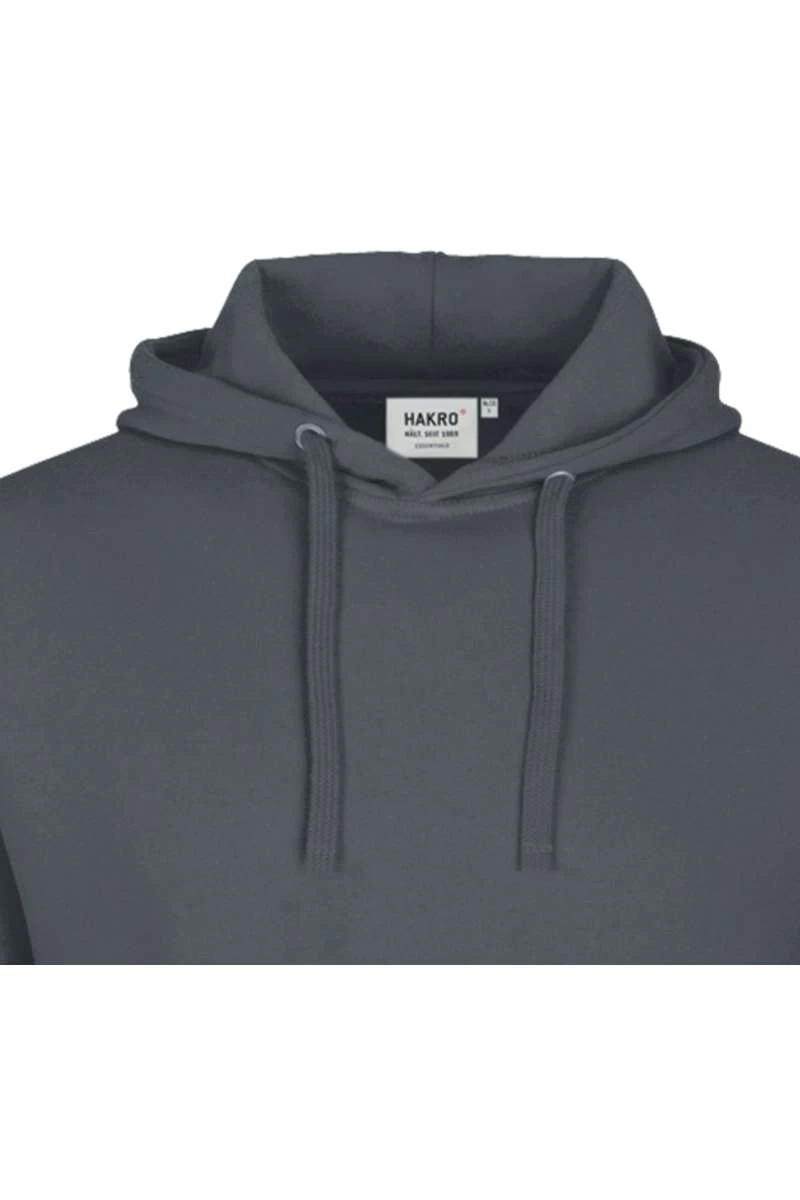 HAKRO 601 Kapuzen Sweatshirtanthrazit 2 HAKRO 601 Kapuzen Sweatshirtanthrazit – Bild 2