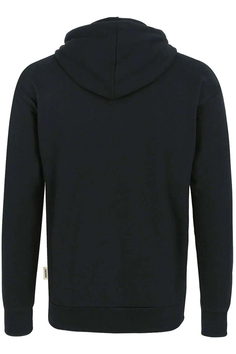 HAKRO Comfort Fit Sweatjacke Mit Kapuze Zip Schwarz 4 HAKRO Comfort Fit Sweatjacke Mit Kapuze Zip Schwarz – Bild 4