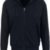 HAKRO Comfort Fit Sweatjacke Mit Kapuze Zip Schwarz