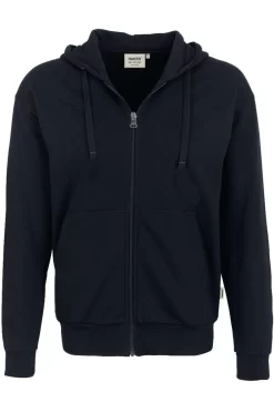 HAKRO Comfort Fit Sweatjacke Mit Kapuze Zip Schwarz