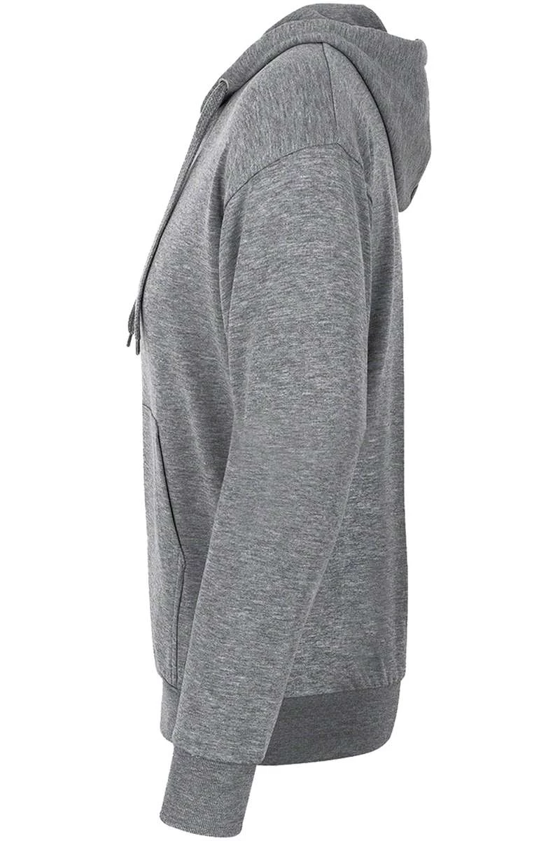 HAKRO Comfort Fit Sweatjacke Mit Kapuze Zip Grau 3 HAKRO Comfort Fit Sweatjacke Mit Kapuze Zip Grau – Bild 3