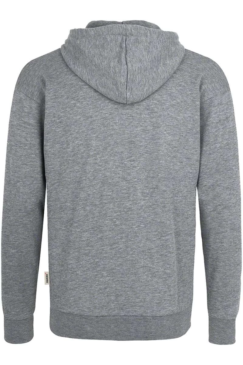 HAKRO Comfort Fit Sweatjacke Mit Kapuze Zip Grau 4 HAKRO Comfort Fit Sweatjacke Mit Kapuze Zip Grau – Bild 4