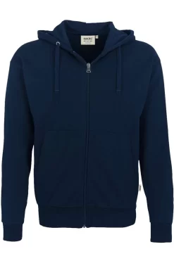 HAKRO Comfort Fit Sweatjacke Mit Kapuze Zip Nachtblau
