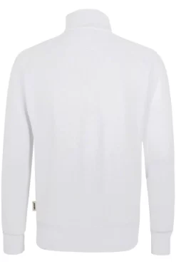 HAKRO 606 Comfort Fit Sweatjacke Zip Weiss -Ho ho ho, Mode in Grün. 0606 001 3 800