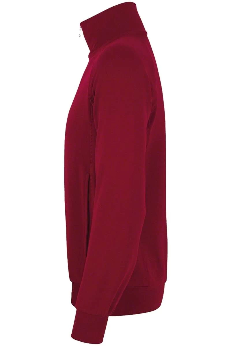 HAKRO 606 Comfort Fit Sweatjacke Zip Weinrot 3 HAKRO 606 Comfort Fit Sweatjacke Zip Weinrot – Bild 3