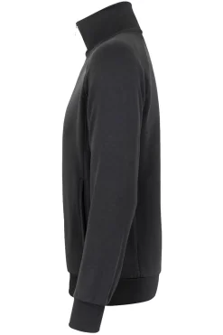 HAKRO 606 Comfort Fit Sweatjacke Zip Anthrazit -Ho ho ho, Mode in Grün. 0606 028 2 800