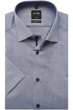 OLYMP Luxor Modern Fit Hemd Marine, Faux-uni