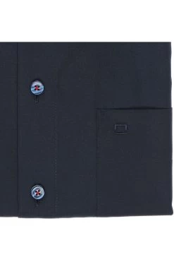 OLYMP Luxor Modern Fit Hemd Kobalt, Einfarbig -Ho ho ho, Mode in Grün. 0706 12 08 4 800