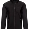 TRIGEMA Comfort Fit Herren Softshelljacke Stehkragen Schwarz