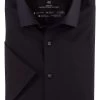 OLYMP Level Five 24/Seven Body Fit Hemd Schwarz, Einfarbig