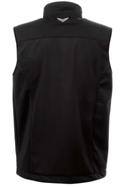 TRIGEMA Comfort Fit Softshellweste Stehkragen Schwarz -Ho ho ho, Mode in Grün. 07404 008 9 800