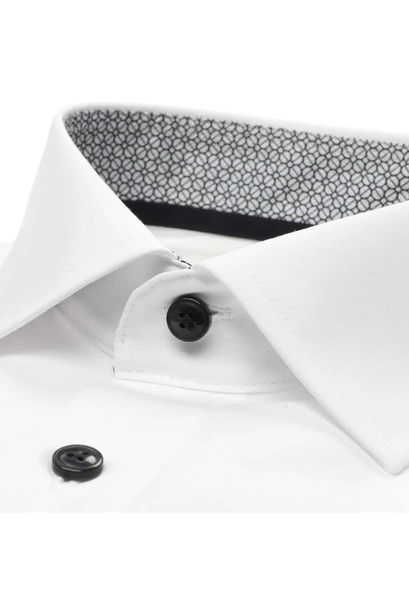 OLYMP Luxor Modern Fit Hemd Weiss, Einfarbig 2 OLYMP Luxor Modern Fit Hemd Weiss, Einfarbig – Bild 2