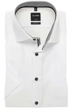 OLYMP Luxor Modern Fit Hemd Weiss, Einfarbig