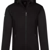 TRIGEMA Comfort Fit Herren Softshelljacke Zip Schwarz