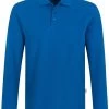 HAKRO 809  Comfort Fit Longsleeve Poloshirt Royal, Einfarbig
