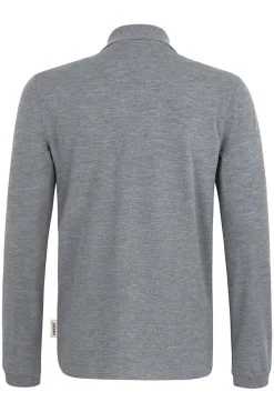 HAKRO 809  Comfort Fit Longsleeve Poloshirt Grau, Meliert -Ho ho ho, Mode in Grün. 0809 015 3 800