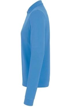 HAKRO 815  Comfort Fit Longsleeve Poloshirt Malibublau, Einfarbig -Ho ho ho, Mode in Grün. 0815 041 2 800