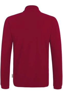 HAKRO 820  Regular Fit Longsleeve Poloshirt Weinrot, Einfarbig -Ho ho ho, Mode in Grün. 0820 017 3 800