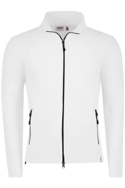 HAKRO Function Regular Fit Herren Fleecejacke Weiss