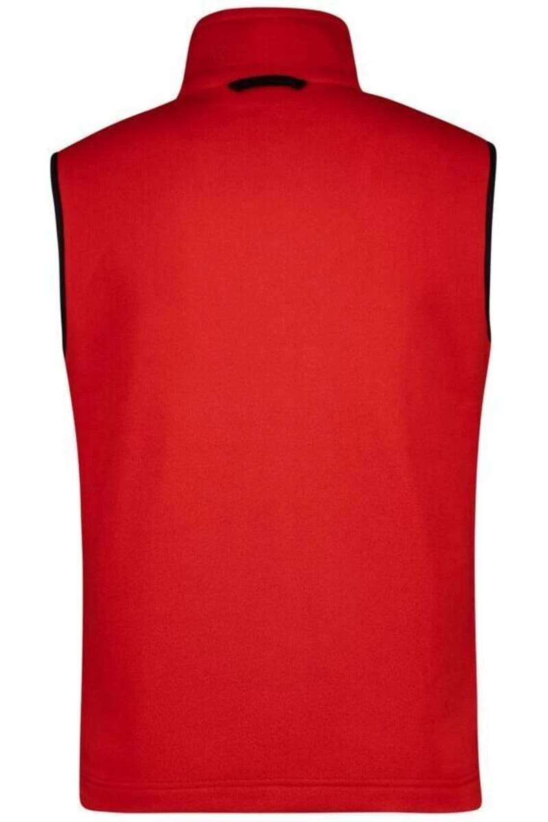 HAKRO Function Regular Fit Herren Fleeceweste Rot 3 HAKRO Function Regular Fit Herren Fleeceweste Rot – Bild 3