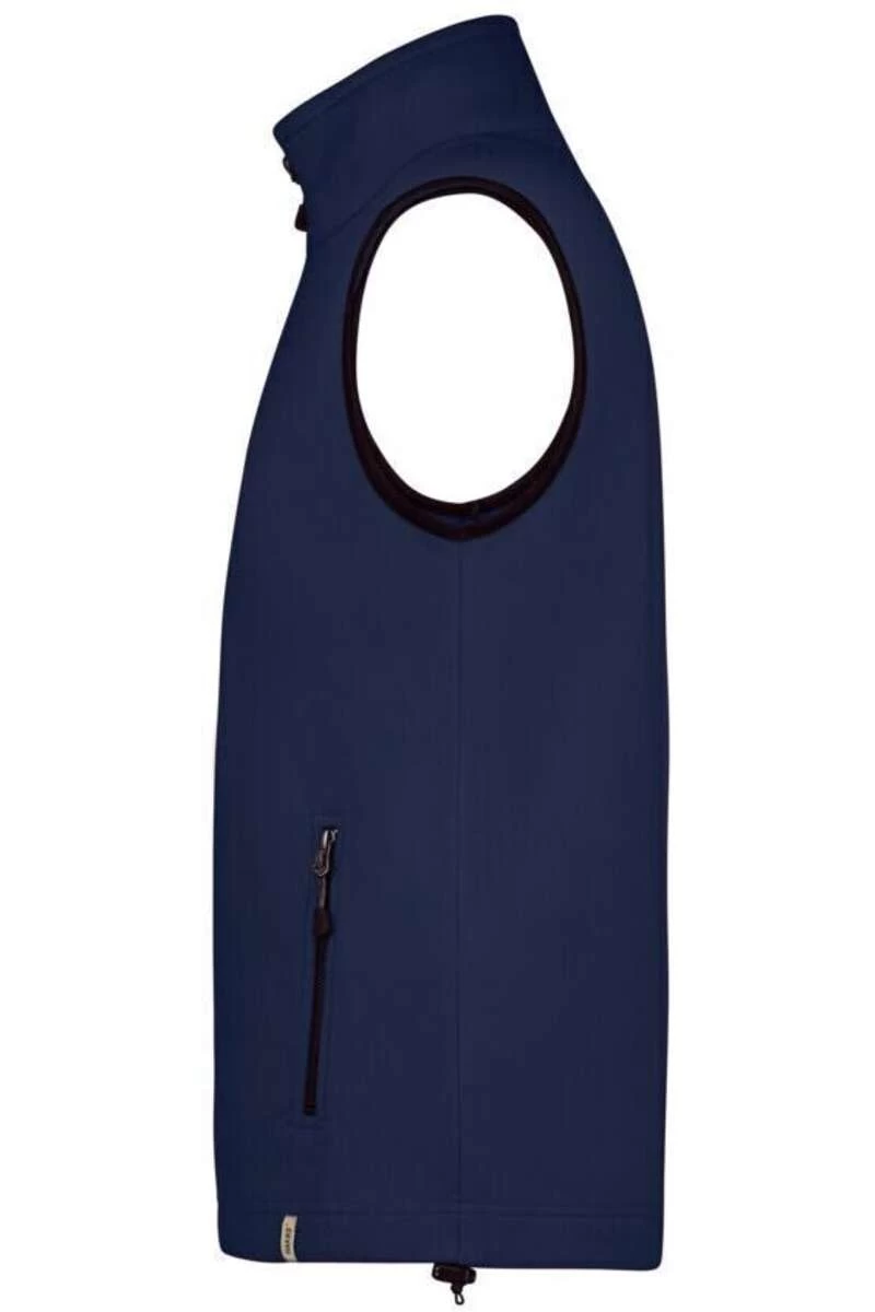 HAKRO Function Regular Fit Herren Fleeceweste Tinte 2 HAKRO Function Regular Fit Herren Fleeceweste Tinte – Bild 2