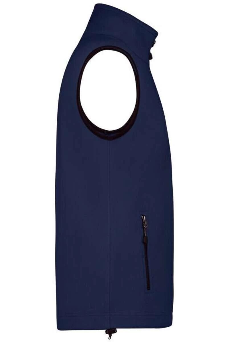 HAKRO Function Regular Fit Herren Fleeceweste Tinte 4 HAKRO Function Regular Fit Herren Fleeceweste Tinte – Bild 4