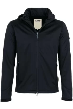 HAKRO 848 Regular Fit Herren Softshelljacke Zip Schwarz