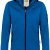 HAKRO 848 Regular Fit Herren Softshelljacke Zip Royal