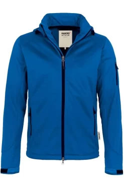 HAKRO 848 Regular Fit Herren Softshelljacke Zip Royal