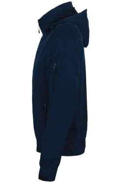 HAKRO 848 Regular Fit Herren Softshelljacke Zip Nachtblau -Ho ho ho, Mode in Grün. 0848 034 2 800