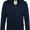 HAKRO 848 Regular Fit Herren Softshelljacke Zip Nachtblau