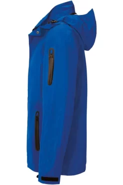 HAKRO 850 Regular Fit Outdoor Jacke Kapuze Royal -Ho ho ho, Mode in Grün. 0850 010 2 800