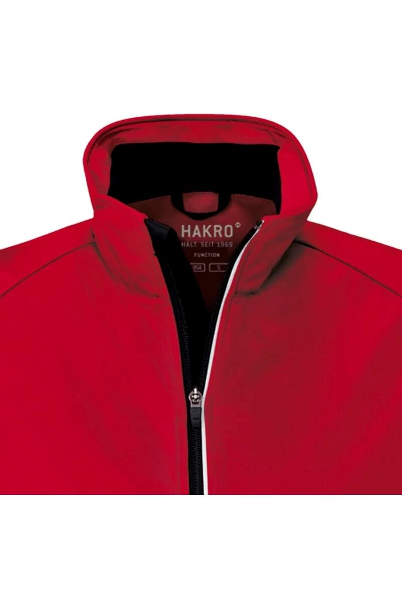 HAKRO 854 Regular Fit Softshellweste Rot 2 HAKRO 854 Regular Fit Softshellweste Rot – Bild 2