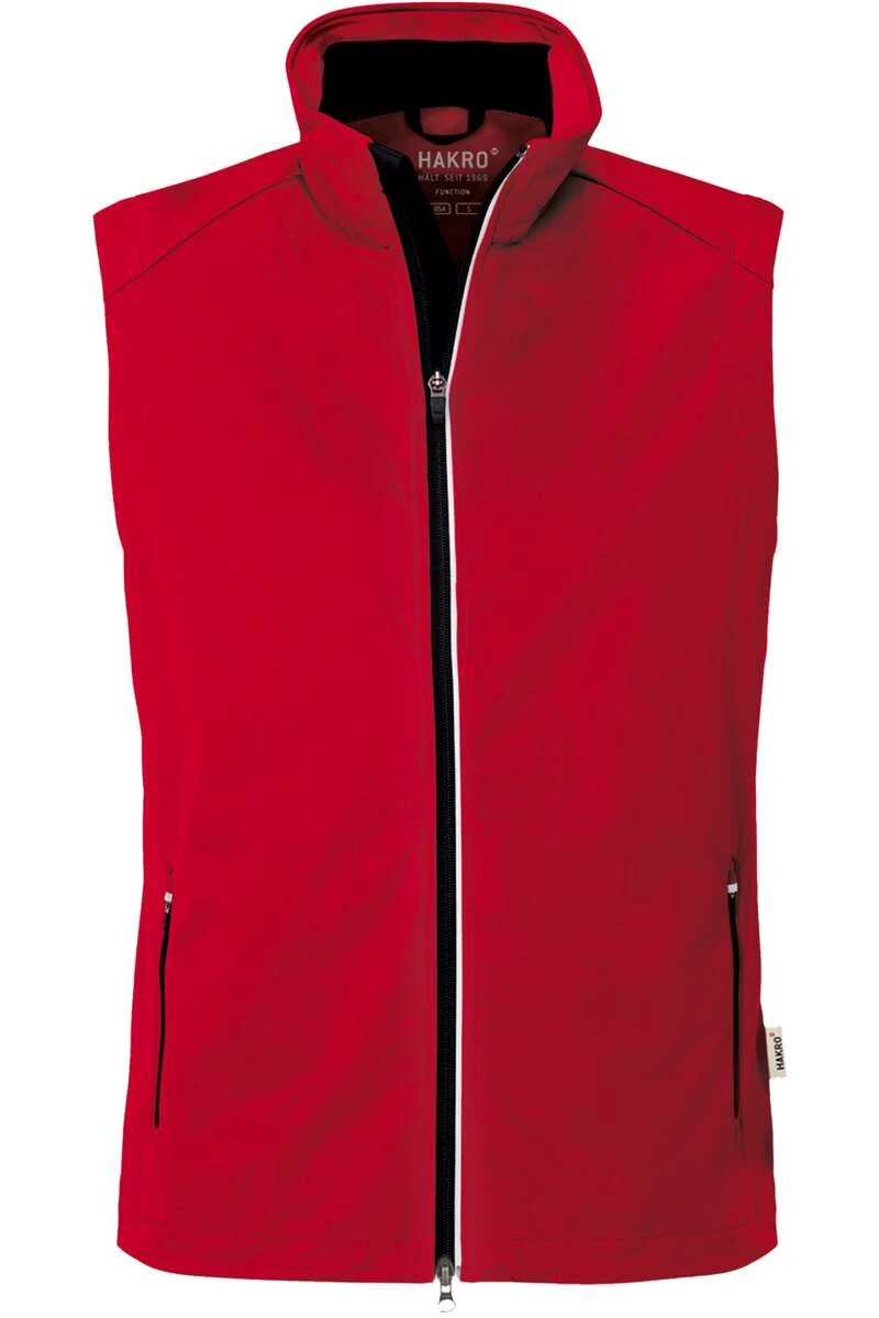 HAKRO 854 Regular Fit Softshellweste Rot 1 HAKRO 854 Regular Fit Softshellweste Rot